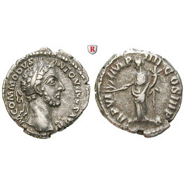 Römische Kaiserzeit, Commodus, Denar 181, ss