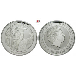 Australien, Elizabeth II., 30 Dollars 1988, 999,0 g fein, st