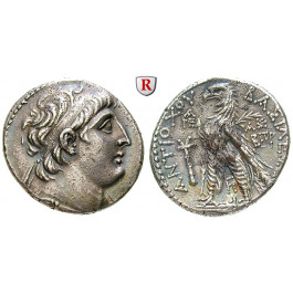Syrien, Königreich der Seleukiden, Antiochos VII., Tetradrachme 131-130 v.Chr. (Jahr 182), f.vz