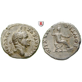 Römische Kaiserzeit, Vespasianus, Denar 73, ss-vz