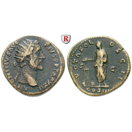 Römische Kaiserzeit, Antoninus Pius, Dupondius 158-159, ss