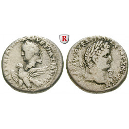 Römische Provinzialprägungen, Seleukis und Pieria, Antiocheia am Orontes, Vespasianus, Tetradrachme 69-70, ss