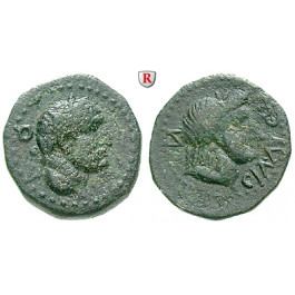Römische Provinzialprägungen, Pamphylien, Sillyon, Vespasianus, Bronze, ss