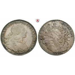Bayern, Herzogtum, Maximilian III. Joseph, Madonnentaler 1755, vz
