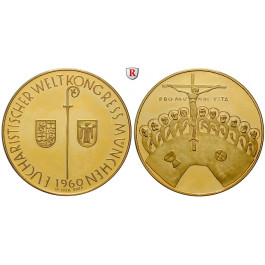 München, Stadt, Goldmedaille 1960, 34,36 g fein, PP