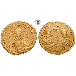 Byzanz, Basilius II. und Constantinus VIII., Solidus 976-1025, ss