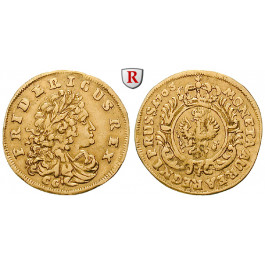 Brandenburg-Preussen, Königreich Preussen, Friedrich I., Dukat 1703, ss