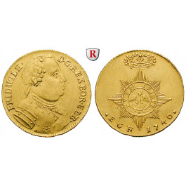 Brandenburg-Preussen, Königreich Preussen, Friedrich Wilhelm I., Dukat 1740, f.vz