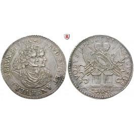 Braunschweig, Braunschweig-Wolfenbüttel, Rudolf August und Anton Ulrich, Taler 1692, ss-vz/vz