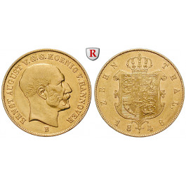 Braunschweig, Königreich Hannover, Ernst August, 10 Taler 1848, f.vz