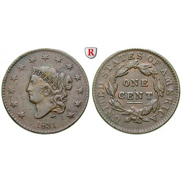 USA, Cent 1831, ss-vz