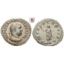 Römische Kaiserzeit, Balbinus, Denar 238, vz+