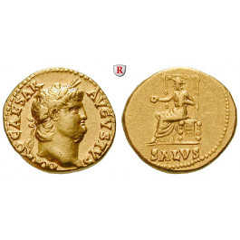 Römische Kaiserzeit, Nero, Aureus 65-66, vz+/ss-vz