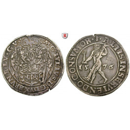 Braunschweig, Braunschweig-Wolfenbüttel, Julius, Reichstaler 1576, ss+