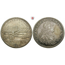 Regensburg, Stadt, Konventionstaler 1754, ss+