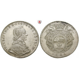 Salzburg, Bistum, Hieronymus von Colloredo, Reichstaler 1785, vz