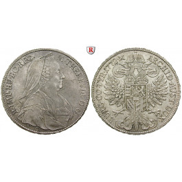 Römisch Deutsches Reich, Maria Theresia, Taler 1772, vz