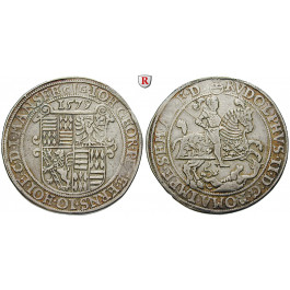 Mansfeld, Grafschaft, Mansfeld-Vorderort-Eisleben, Johann Georg I., Peter Ernst I., Johann Hoyer III., Reichstaler 1579, ss