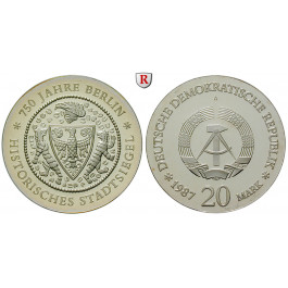 DDR, 20 Mark 1987, PP, J. 1617b
