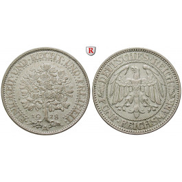 Weimarer Republik, 5 Reichsmark 1928, Eichbaum, A, ss-vz, J. 331