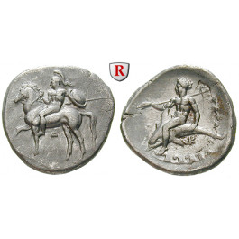 Italien-Kalabrien, Taras (Tarent), Didrachme 344-340 v.Chr., f.vz