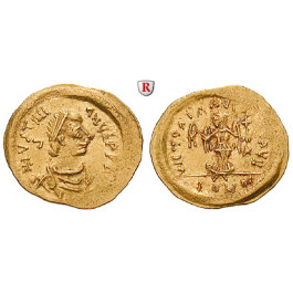 Byzanz, Justinian I., Tremissis 527-565, ss+