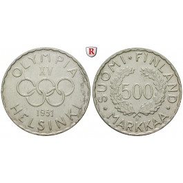 Finnland, Republik, 500 Markkaa 1951, f.vz