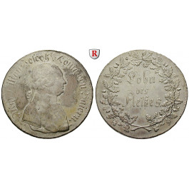 Bayern, Herzogtum, Maximilian IV. Joseph, 1/2 Schulpreistaler o.J., ss+