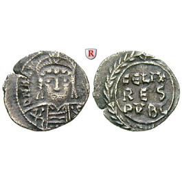 Byzanz, Justin II., 1/2 Siliqua 567-574, ss