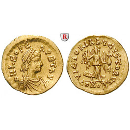 Römische Kaiserzeit, Leo I., Tremissis, ss-vz