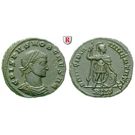 Römische Kaiserzeit, Crispus, Caesar, Follis 317, vz-st