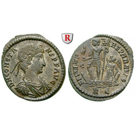 Römische Kaiserzeit, Constans, Bronze 348-350, vz-st