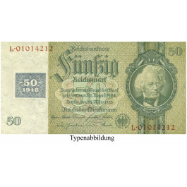 DDR, 50 Mark 1948, II, Rb. 337
