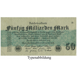 Inflation 1919-1924, 50 Md Mark 26.10.1923, III, Rb. 122b