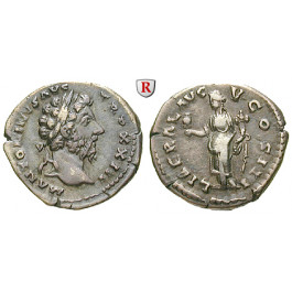 Römische Kaiserzeit, Marcus Aurelius, Denar 168-169, ss