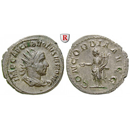 Römische Kaiserzeit, Volusianus, Antoninian 253, f.vz