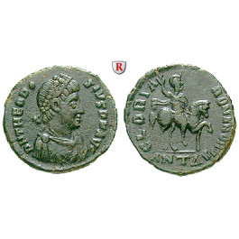 Römische Kaiserzeit, Theodosius I., Bronze 392-395, ss+