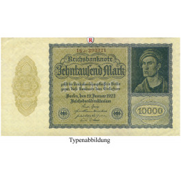 Inflation 1919-1924, 10000 Mark 19.01.1922, I, Rb. 69b