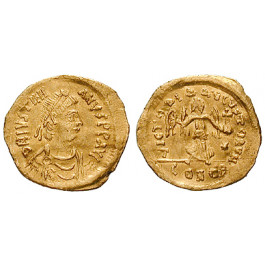 Byzanz, Justinian I., Tremissis 527-565, ss