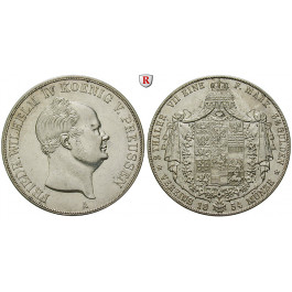 Brandenburg-Preussen, Königreich Preussen, Friedrich Wilhelm IV., Vereinsdoppeltaler 1854, ss-vz