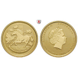 Australien, Elizabeth II., 15 Dollars 2014, 3,11 g fein, st