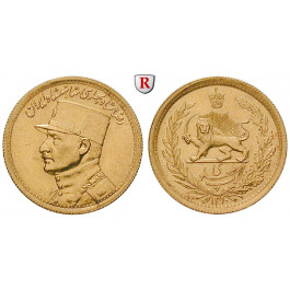 Iran, Riza Khan Pahlavi, Pahlavi 1931, 7,32 g fein, vz/vz-st