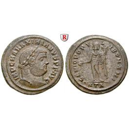 Römische Kaiserzeit, Maximianus Herculius, Bronze 297-298, vz-st