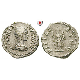 Römische Kaiserzeit, Plautilla, Frau des Caracalla, Denar 203, ss