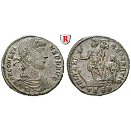 Römische Kaiserzeit, Constans, Bronze 348-350, vz+