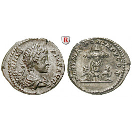 Römische Kaiserzeit, Caracalla, Denar 201, vz