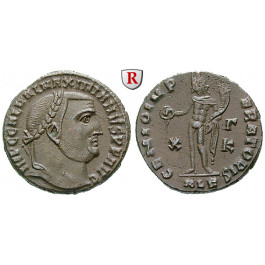 Römische Kaiserzeit, Maximianus Herculius, Follis 308, vz