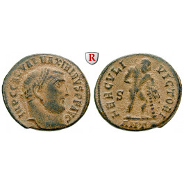 Römische Kaiserzeit, Maximinus II., Follis 313, ss+