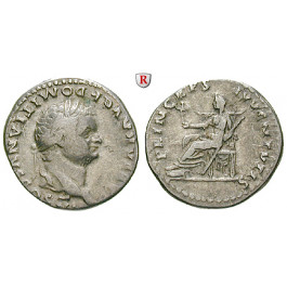 Römische Kaiserzeit, Domitianus, Caesar, Denar 79, ss