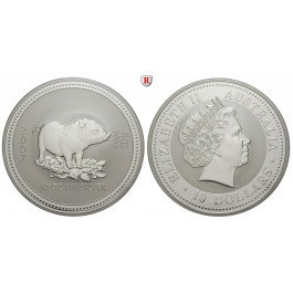 Australien, Elizabeth II., 10 Dollars 2007, 310,69 g fein, st